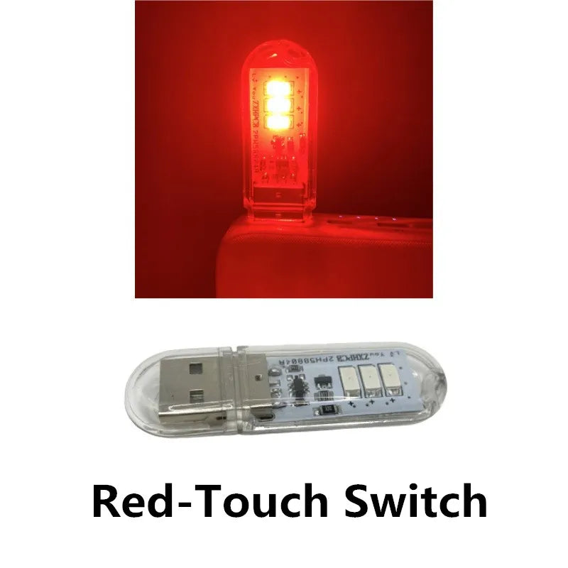 Portable USB LED Book Light | Touch Switch Reading Lamp alternate view