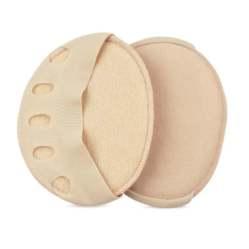 2PCS Five Toes Forefoot Pads Invisible Shoe Pads Socks Women Half Insoles for High Heel Shoes Pads Sweat Absorption Anti-slip