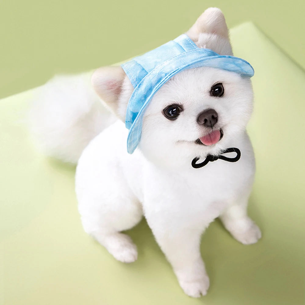 Breathable Pet Sun Hat | Cooling Shade for Small Dogs and Cats alternate view