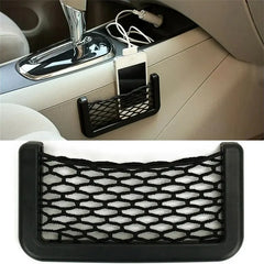 Elastic Mesh Car Storage Bag Set | Black Pocket Net