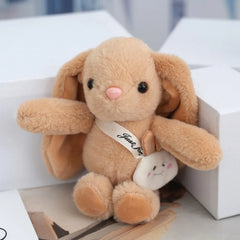 Women's Rabbit Fur Keychain Bag Car Pendant Jewelry for Bags close-up view