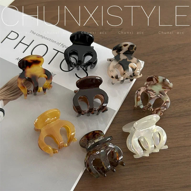 3cm Mini Hair Clip Korean Style Fashion Cute ClawFor Fringe Kids Girls Bobby Pins for lifestyle view