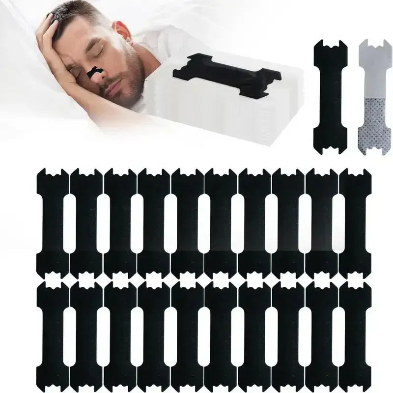 20pcs Sports Nose Strips | Breathable Adhesive Nasal Patches for Snoring Relief alternate view