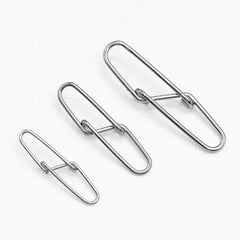 50-100pcs Stainless Steel Diamond Pin Fishing Swivel Snap Fishing Lure Pin Fishing Lure detail view