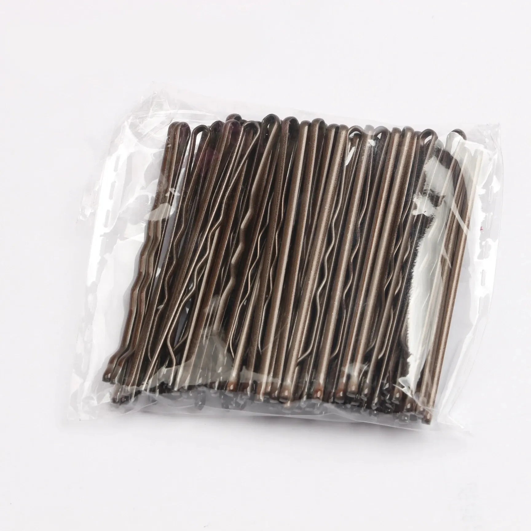 50/ PCs Women Gold Hair Clip Hairpin Hairstyle Styling Tool Hairgrip U Shape Barrette close-up view