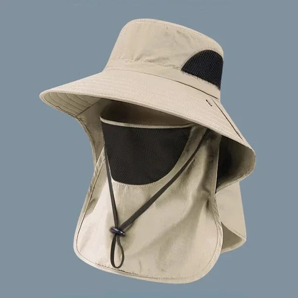 All-Season Outdoor Sun Hat | UV Protection Fishing Cap with Neck Flap alternate view