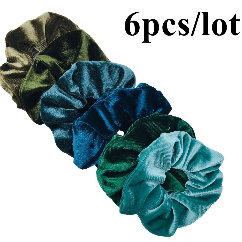 10/6/1pc Accesorios para el cabello chouchou cheveux femme hair scrunchies headband wo close-up view