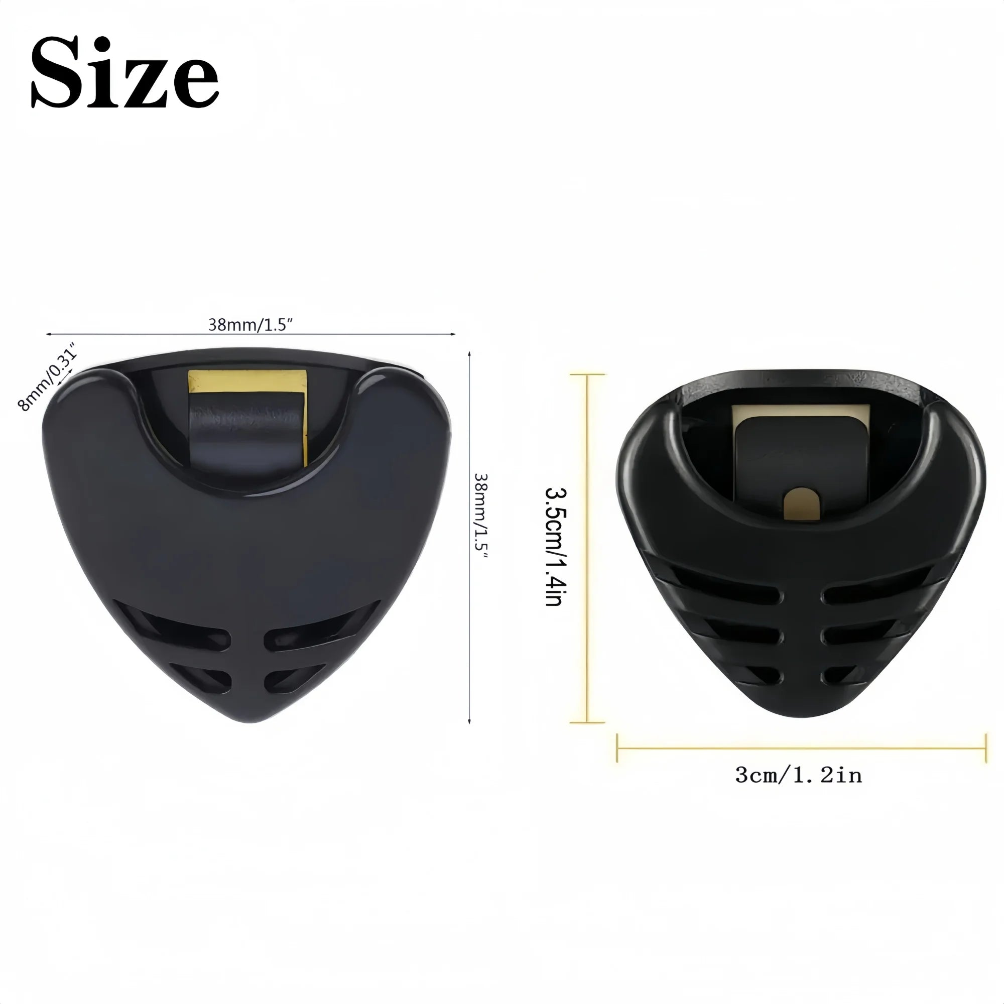 Miwayer 1/5/10Pcs Guitar Pick Holder Plastic Plectrum Case Mediator Quick Storage Sel alternate view