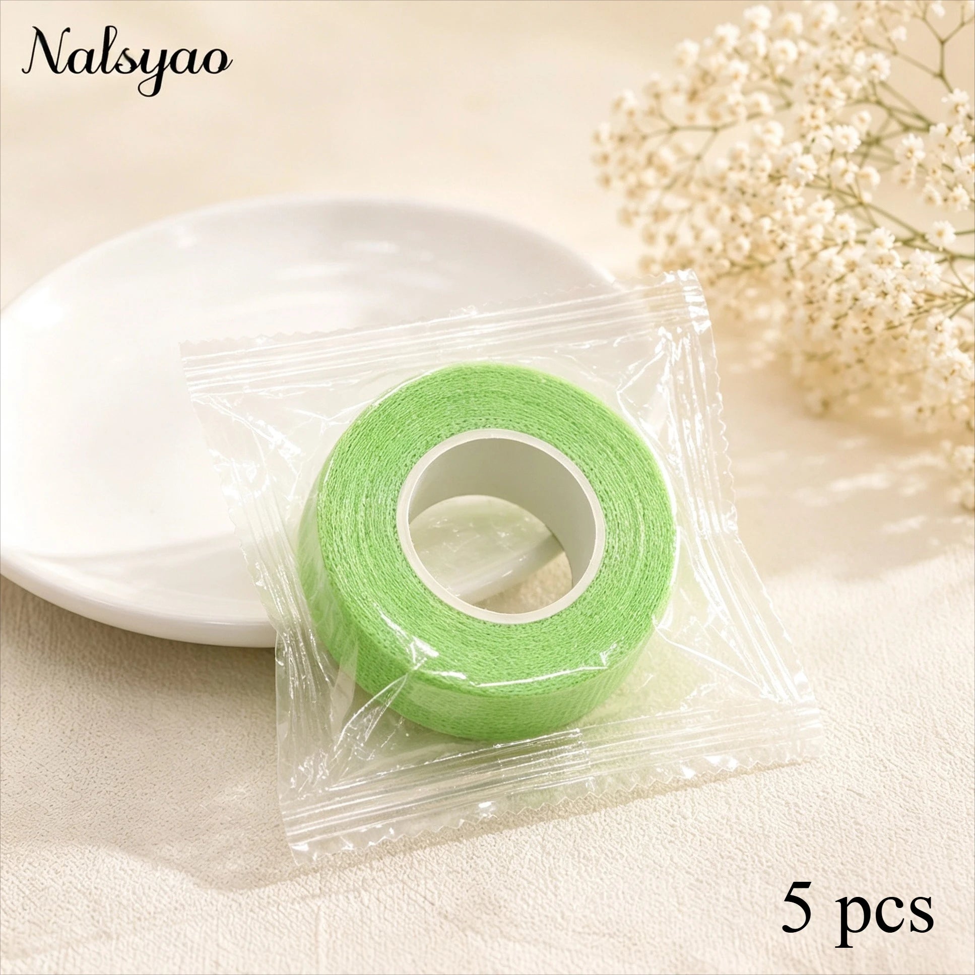 5PCS Eyelashes Extension Tape Micropore Breathable Non-woven Cloth Adhesive Lifting additional angle