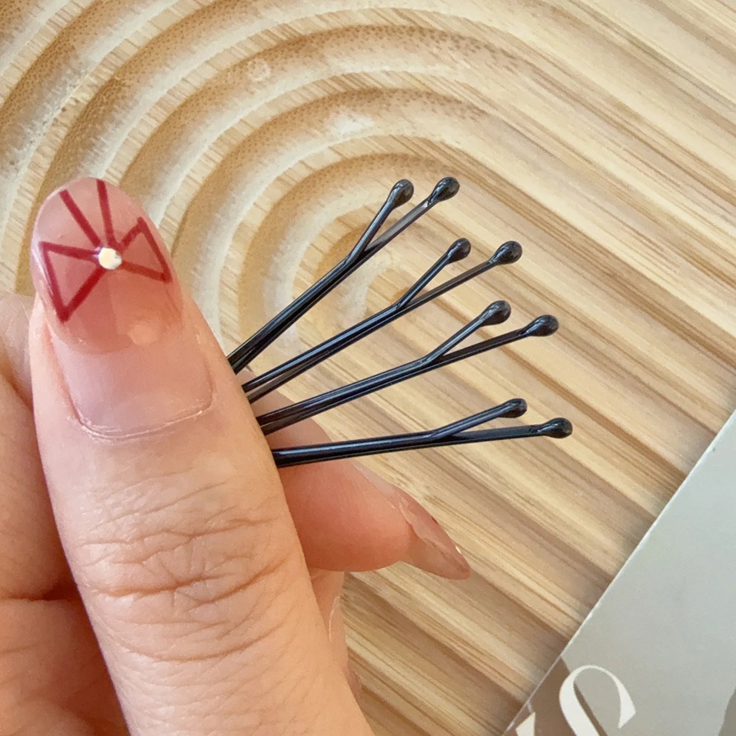 3.5CM Ultra-Invisible Black Straight Line Hair Clip Long-Lasting U-shaped Needle Lady Hairpins Curly Wavy Grips Women Bobby Pins