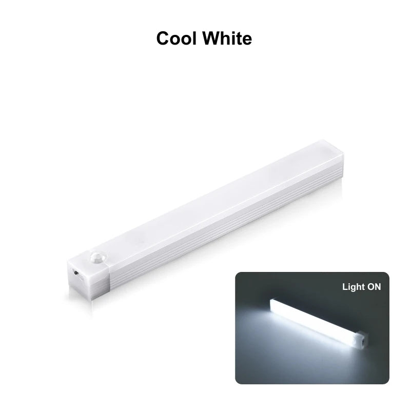 Wireless USB Rechargeable Motion Sensor LED Bar Light Induction Night Light Portable Cor detail view