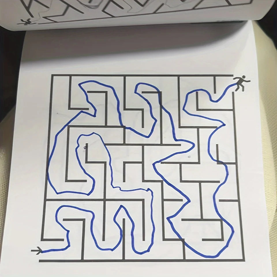 Educational toys for children, maze game books, concentration training exercises, C additional angle