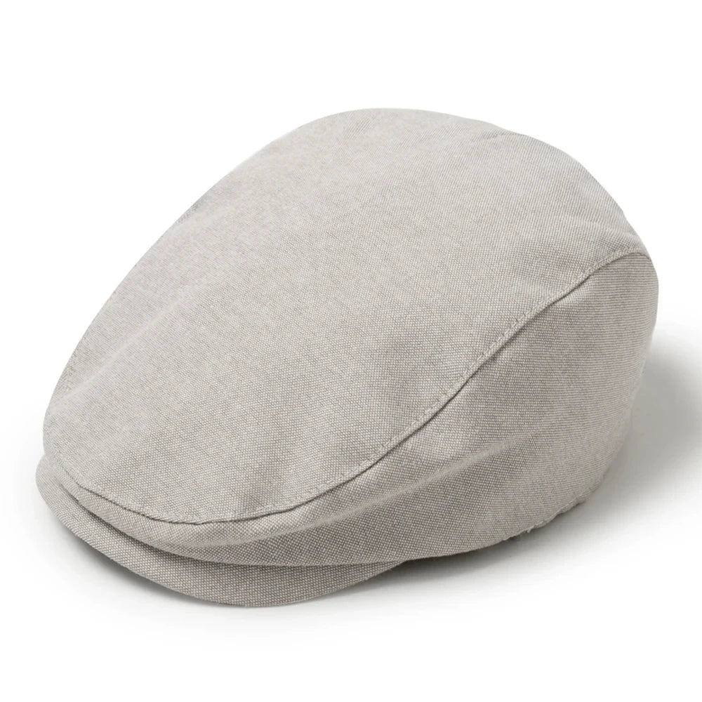 Baby Cotton Beret | Adjustable Solid Hat for Baby Boys detail view