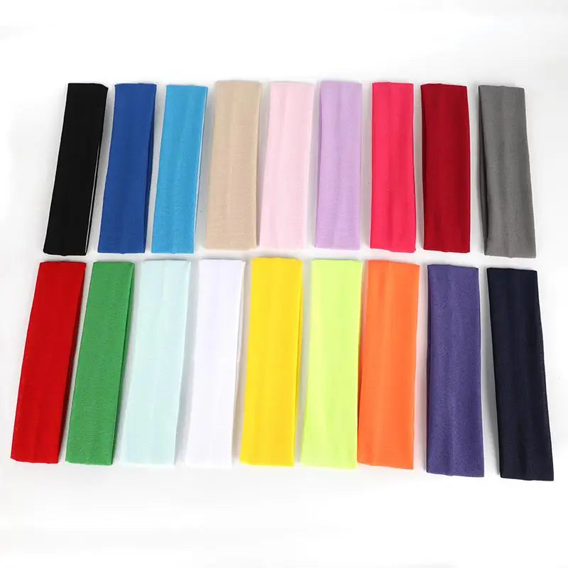 Men Sport Elastic Headbands Thick Non-Slip Sweatband Sports Gym Headband Women Men additional angle