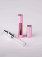 4pcs 4 Accessories Refillable Glass Perfume Bottles with 4 Spray Bottles, 2 Funnels, 2 close-up view