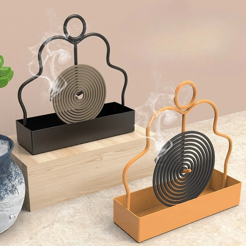 Mosquito Coil Holder & Incense Storage Rack | Indoor Outdoor Repellent Accessory detail view