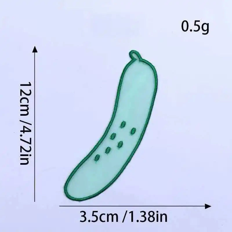 The New Korean-Style Organza Bookmarks from the Fruit and Vegetable Series Are Highly close-up view