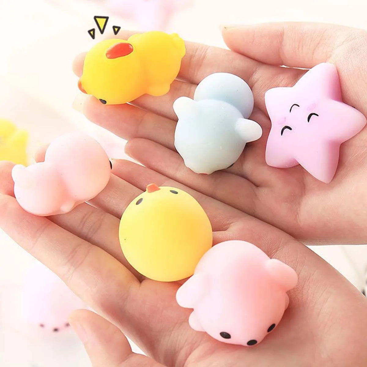 30PCS Pinch the Joyful Animal Tuan, Decompression Tool, Children's Push Scan Code Sma lifestyle view