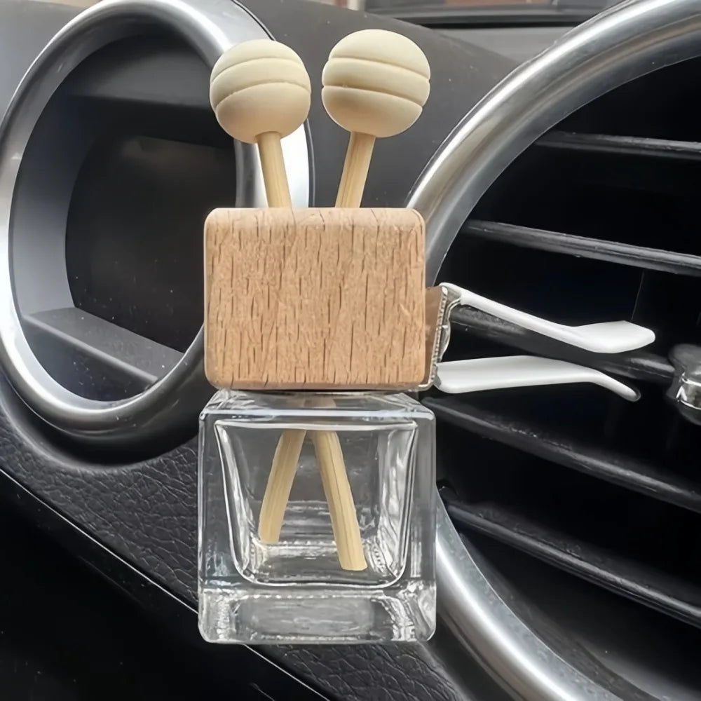 6pcs Car Vent Clips Metal Car Perfume Bottle Diffuser Exhaust Clip 360° Rotating Air alternate view