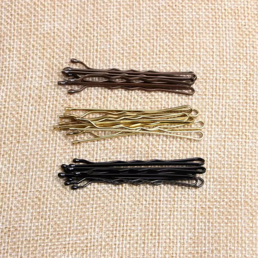 50/ PCs Women Gold Hair Clip Hairpin Hairstyle Styling Tool Hairgrip U Shape Barrette alternate view