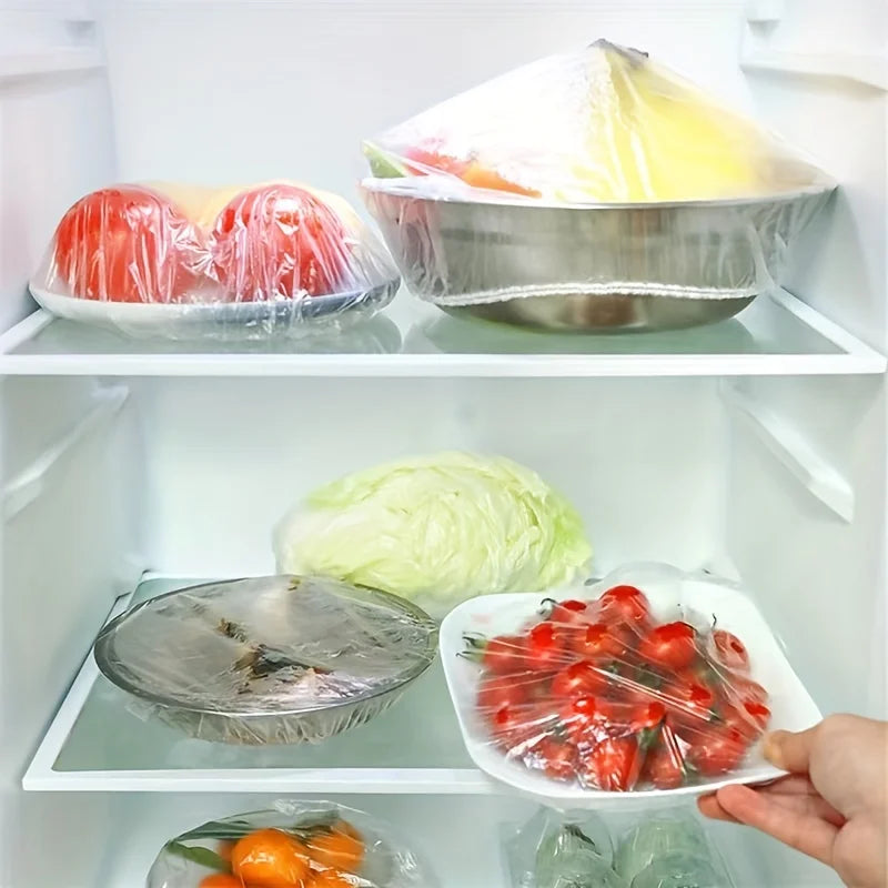 100pcs Disposable Fresh-keeping Film Cover No Odor Household Food Grade Fresh-keeping alternate view