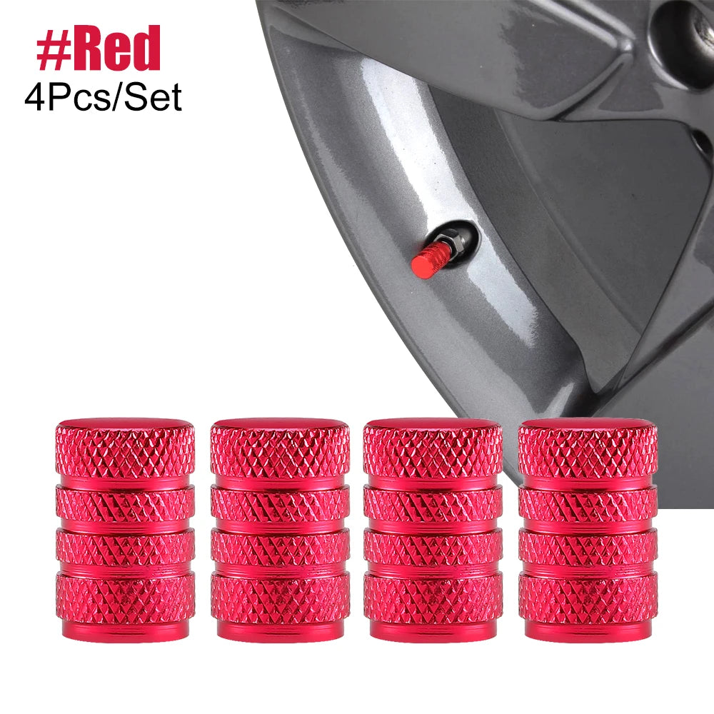Aluminum Tire Valve Caps, Dustproof Stem Covers for Car Truck Bike alternate view