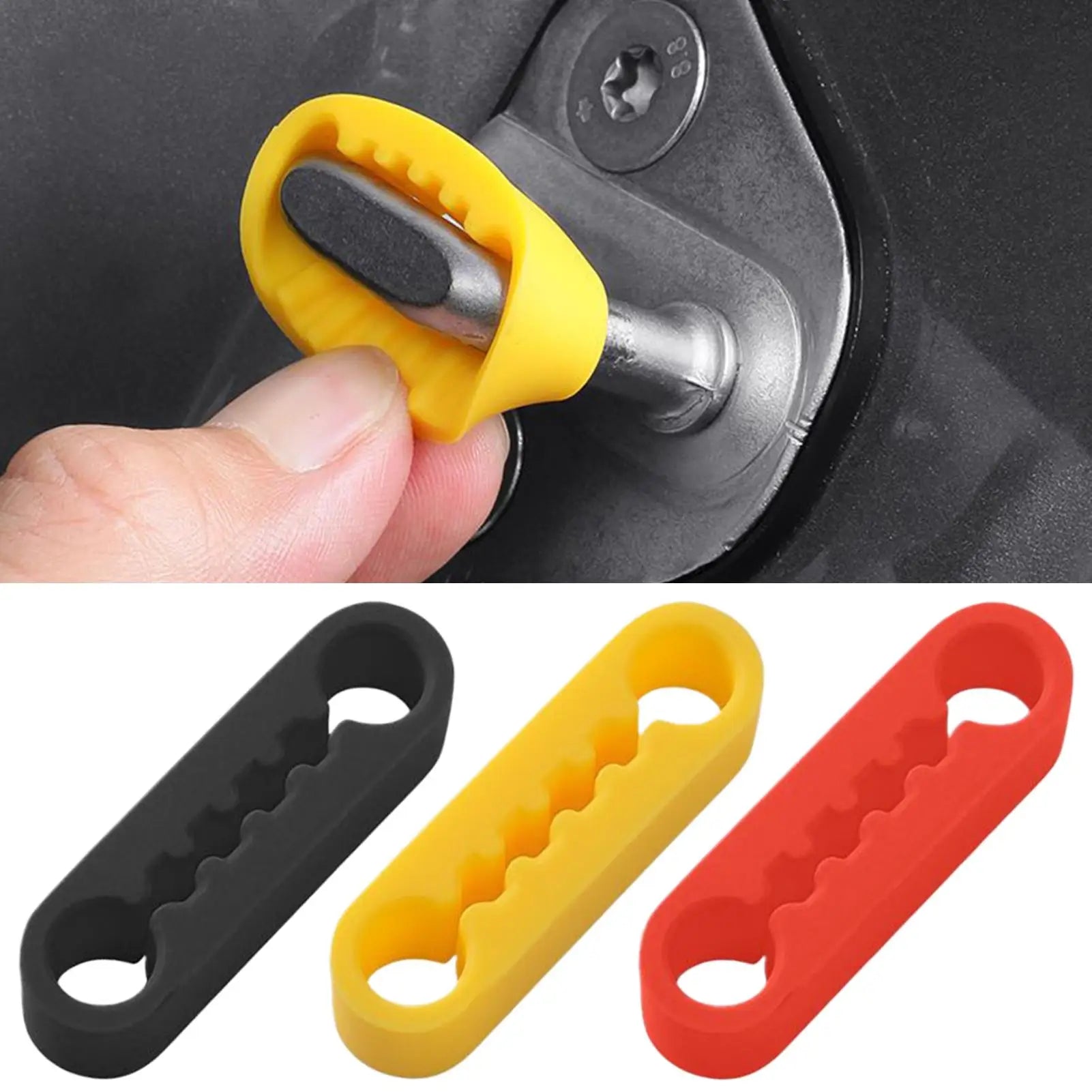 Car Door Shock Absorber Pads Silicone Elastic Damper Cushion Car Door Shock Absorber Cushion For Vehicles RV Truck Automotive