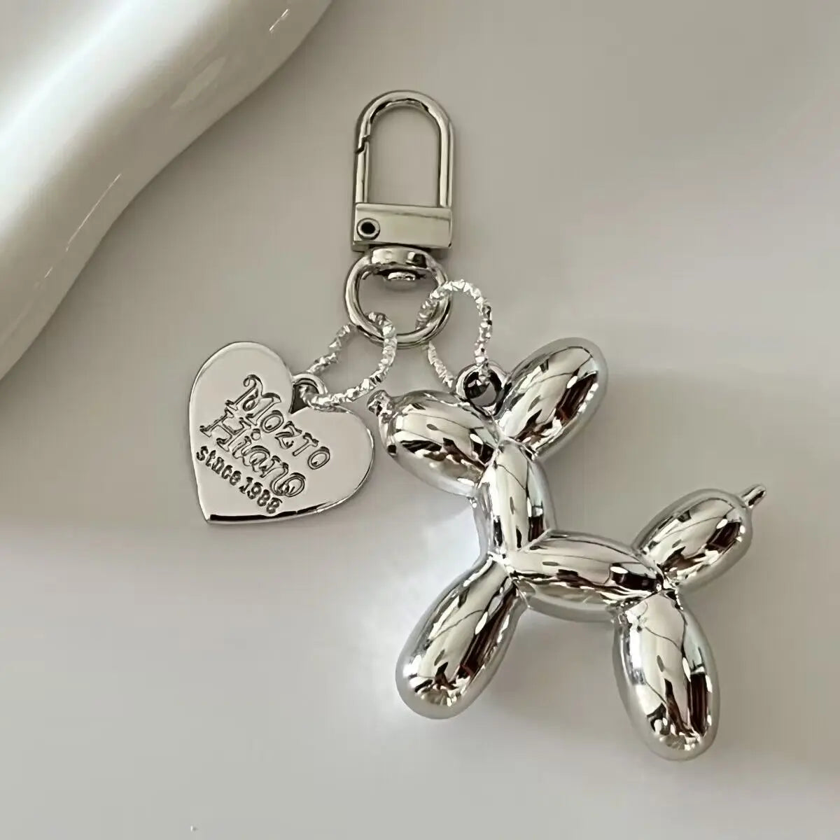 Jelly Cute Jelly Balloon Dog Keychain Pendant Cartoon Dog Chain Keychain - Lovely Acc alternate view