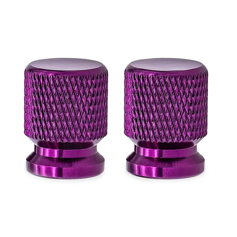 Tire Valve Stem Caps, Anodized Aluminum Wheel Valve Covers Accessories, Universal For alternate view