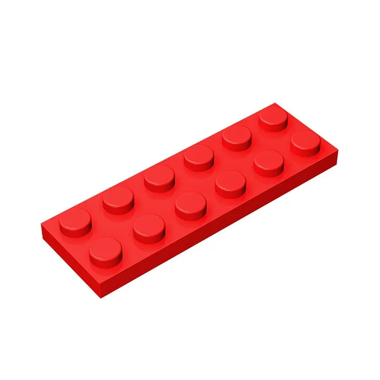 Plate 2 x 6 Building Block | Compatible Building Brick for DIY Creations lifestyle view