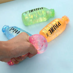 Tabas Squishy Beverage Bottle Squeeze Toy Soft Aurora Maltose Fidget Squishes Fun Stre close-up view