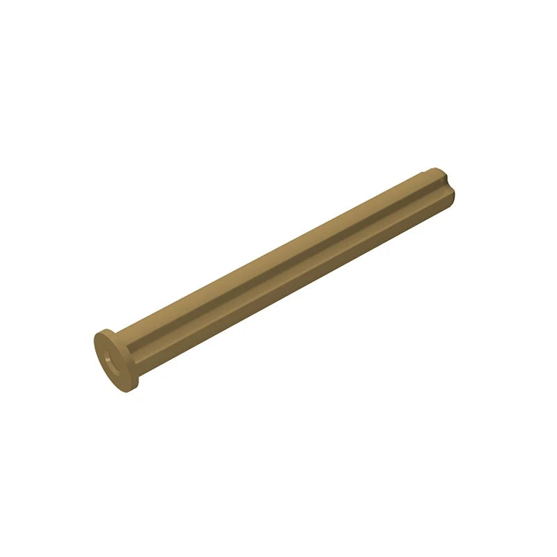 Gobricks GDS-908 Plate 2 x 4 Technical, Axle 5 with Stop | Building Block for MOC and close-up view
