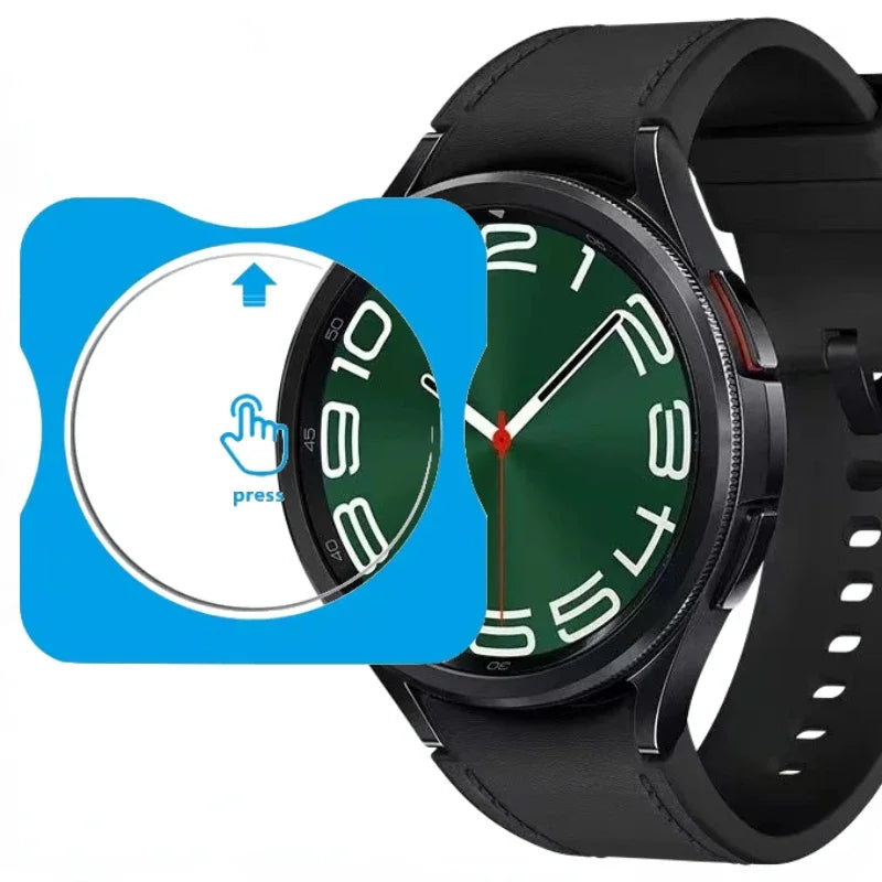 Tempered Glass Film Quick Pasting For Samsung Galaxy Watch 8/7/6/5/4 40mm 44mm Ultra 47mm Protective Screen Film Watch 8 Classic