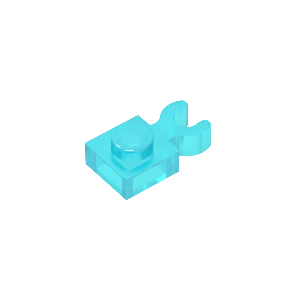 Gobrick GDS-814 PLATE 1X1 W. HOLDER | Building Block for DIY Creations additional angle