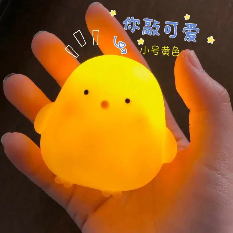 Cute Chicken Soft Night Light | Bedside Lamp for Kids Room Decor detail view