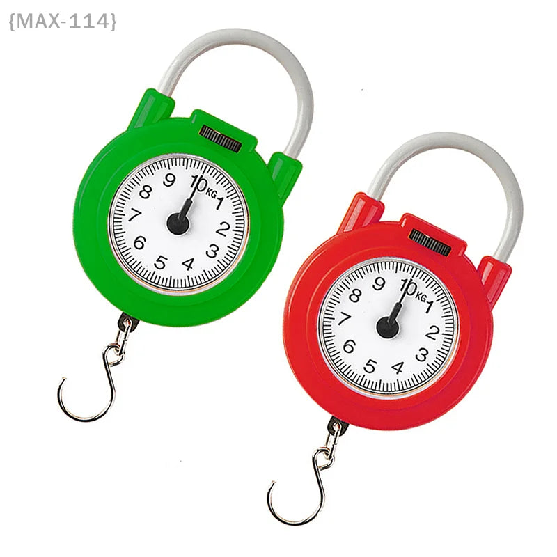 Portable 10kg Hanging Mechanical Scale | Luggage & Kitchen Weight Tool additional angle