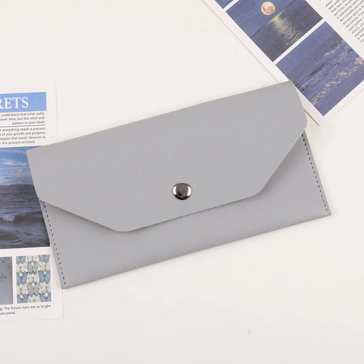 Envelope Coin Money Holder Wallet | PU Leather Classic Fashion Purse for Women lifestyle view