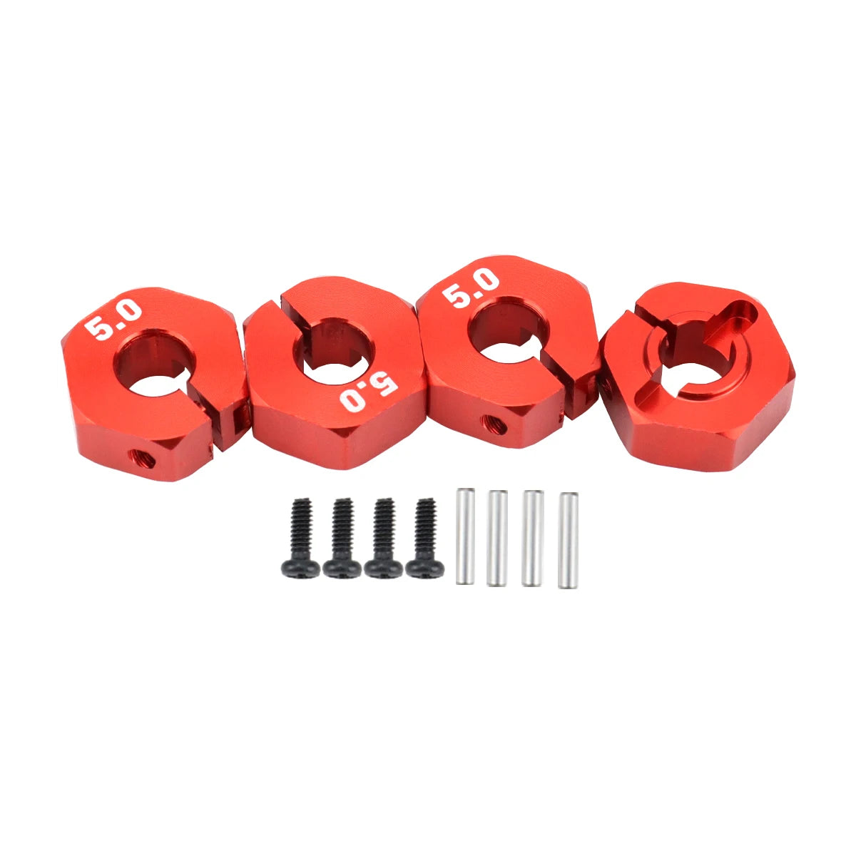 Aluminum 5/6/7/8/9/10/11/12mm Adapter Hex 12mm Drive Hub with Pin Screws for RC Auto lifestyle view