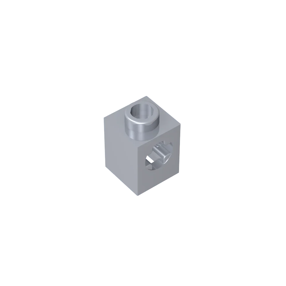 Gobricks GDS-2196 Technical Brick 1 x 1 with Axle Hole | Building Block for Lego close-up view