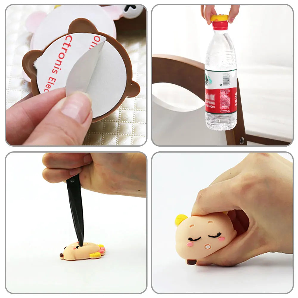 Mute Door Stopper Wall Protector Sticker | Silent Shock Absorber Pad lifestyle view
