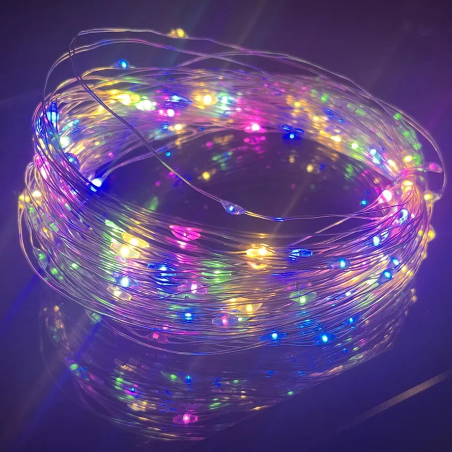 5M LED String Lights Waterproof Led Copper Wire Fairy Lights Battery Operated DIY Weddin detail view