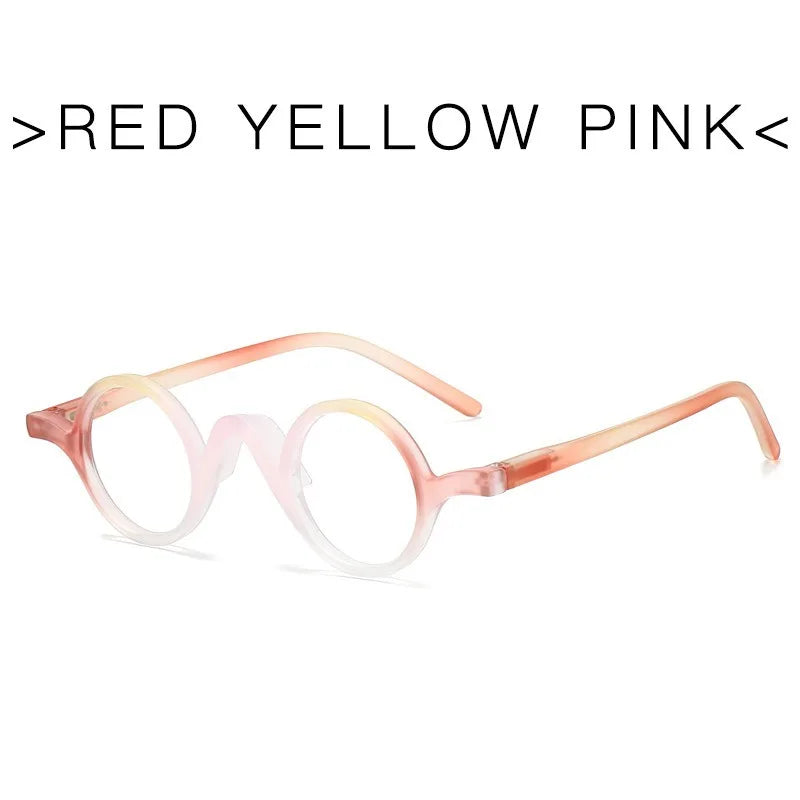 1PCS 26New Reading Glasses Man Woman High Quality Retro Circle Unisex Readers Fashion Tr detail view