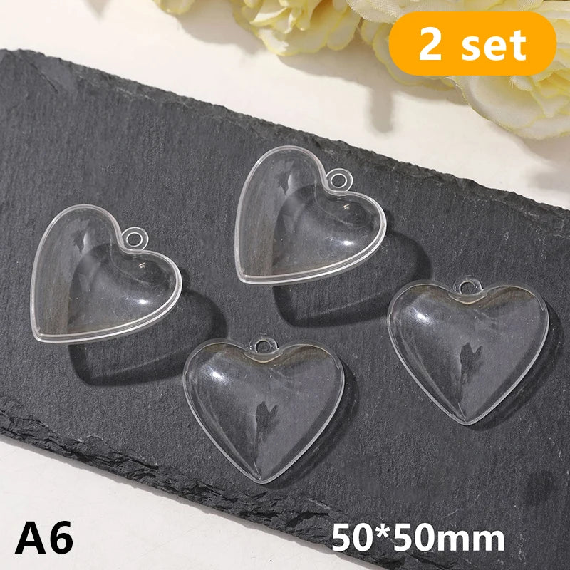 2Pcs Pet Hair Keepsake Box Transparent Dog Cat Fur Storage Box For DIY Memorial Decor lifestyle view