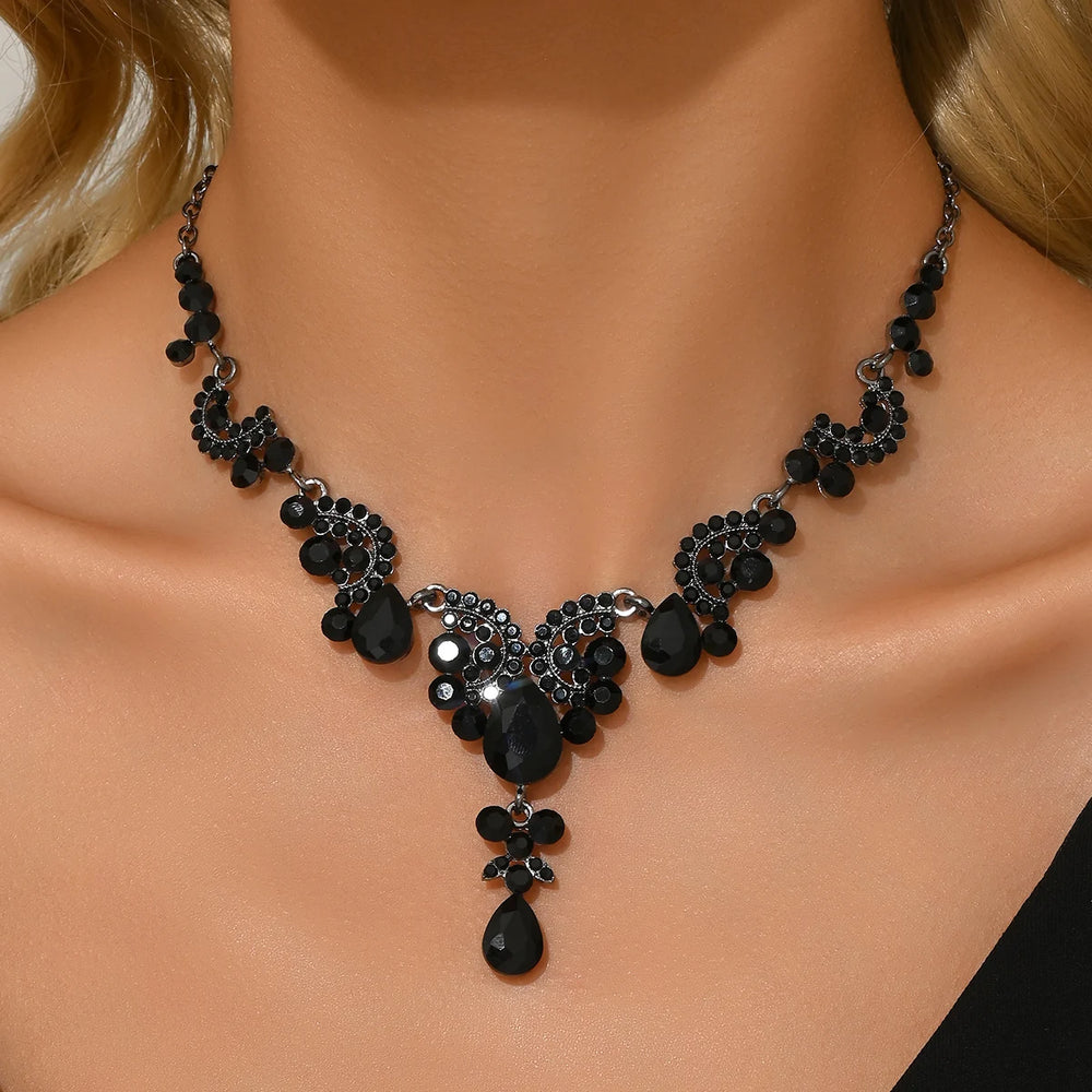 1PC Women's Fashion Water Drop Pendant Necklace Jewelry Light Luxury Style Suitable for Date, Party,