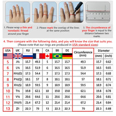Huitan Big Oval Blue CZ Rings Women Temperament Elegant Female Accessories for Wedding close-up view