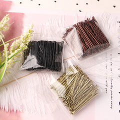 50pcs/set Multi Colors Women Bobby Pins 5cm Hair Clip Lady Hairpins Curly Wavy Grips Hairstyle Hairp