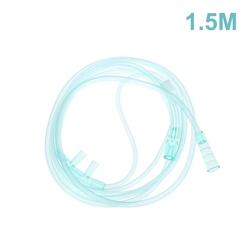 1.5m 3m 5m Nasal Cannula Oxygen Tube | Disposable Plastic Oxygen Tubing for Home and alternate view