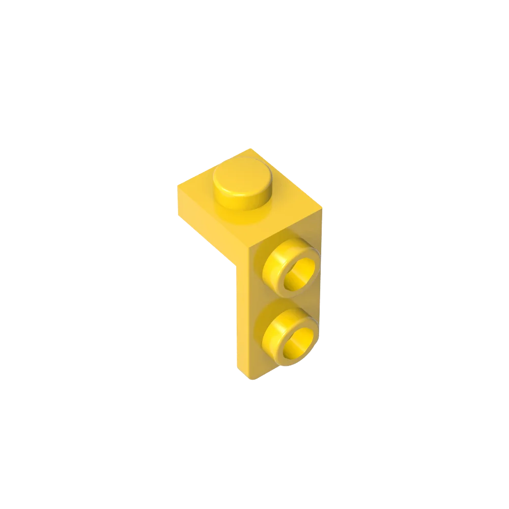 Gobricks Bracket 1 x 1 - 1 x 2 | Compatible Building Block alternate view