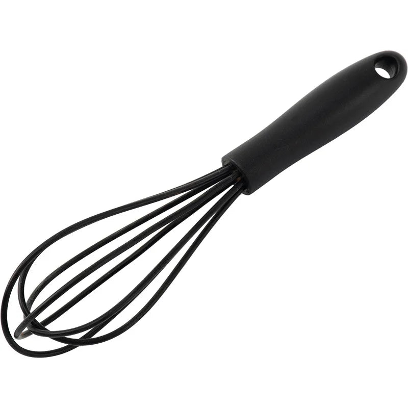 1PCs silicone small size egg beater manual cream egg small stirring rod mini egg-whisk b detail view