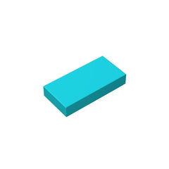 Gobricks GDS-566 Tile 1 x 2 with Groove | Compatible Building Block alternate view